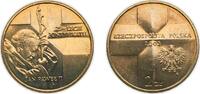 Poland 2 Złote Poland Third Republic 2003 MW 2 Złote (Jan Paweł II) Nordic gold Warsaw Mint (2000000) 8.15g AU Y 465 -