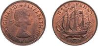 Great Britain ½ Penny Great Britain United Kingdom 1967 ½ Penny - Elizabeth II (1st portrait; without 'BRITT:OMN') Bronze (146490400) 5.67g AU KM 896 -