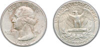 United States ¼ Dollar United States Federal republic 1936 ¼ Dollar Washington Silver Quarter Silver (.900) (41303837) 6.25g AU KM 164 Schön 168 -