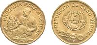 Cape Verde 2½ Escudos Cape Verde Republic 1977 2½ Escudos (FAO) Nickel brass Kremnica Mint (1200000) 7g BU KM 18 -