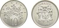 Jamaica 10 Cents Jamaica Commonwealth 1973 FM 10 Cents (Narrow legend; non-magnetic) Copper-nickel The Franklin Mint 5.75g BU KM 54 -