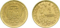 São Tomé and Príncipe 1 Dobra São Tomé and Príncipe Democratic Republic 1977 1 Dobra (FAO: Cash Crops) Brass 3g UNC KM 26 -