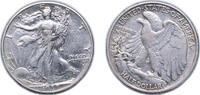 United States ½ Dollar United States Federal republic 1939 ½ Dollar Walking Liberty Half Dollar Silver (.900) Philadelphia Mint (6800000) 12.47g VF K -