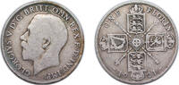 Great Britain 1 Florin Great Britain United Kingdom 1921 1 Florin - George V (2nd issue) Silver (.500) (34863800) 11.1g VF KM 817a Sp 4022 -