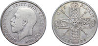 Great Britain 1 Florin Great Britain United Kingdom 1926 1 Florin - George V (2nd issue) Silver (.500) (5125400) 11.2g VF KM 817a Sp 4022 -