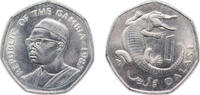 The Gambia 1 Dalasi The Gambia Republic 1987 1 Dalasi Copper-nickel Royal Mint (Tower Hill) 12.2g UNC KM 29 Schön 23 -