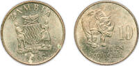 Zambia 10 Kwacha Zambia Republic 1992 10 Kwacha Aluminium bronze 5.03g UNC KM 32 Schön 32 -