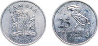 Zambia 25 Ngwee Zambia Republic 1992 25 Ngwee Nickel plated steel 2.48g UNC KM 29 Schön 28 -