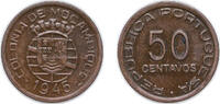 Mozambique 50 Centavos Mozambique 1945 50 Centavos Bronze (2500000) 3.93g XF KM 73 -