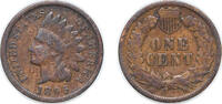 United States 1 Cent United States Federal republic 1895 1 Cent Indian Head Cent Bronze (.950 copper, .050 tin and zinc) (38341574) 3.11g VF KM 90a -