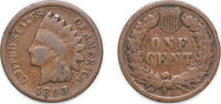 United States 1 Cent United States Federal republic 1893 1 Cent Indian Head Cent Bronze (.950 copper, .050 tin and zinc) (46640000) 3.11g VF KM 90a -
