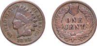 United States 1 Cent United States Federal republic 1892 1 Cent Indian Head Cent Bronze (.950 copper, .050 tin and zinc) (37647087) 3.11g VF KM 90a -