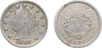 United States 5 Cents United States Federal republic 1905 5 Cents Liberty Nickel (with CENTS) Copper-nickel (29825124) 5g VF KM 112 Schön 119 -