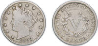 United States 5 Cents United States Federal republic 1892 5 Cents Liberty Nickel (with CENTS) Copper-nickel (11696897) 5g VF KM 112 Schön 119 -