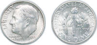 United States 1 Dime United States Federal republic 1953 S 1 Dime Roosevelt Silver Dime Silver (.900) San Francisco Mint (39200000) 2.5g UNC KM 195 -