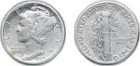 United States 1 Dime United States Federal republic 1927 S 1 Dime Mercury Dime Silver (.900) (4770000) 2.5g VF KM 140 Schön 133 -