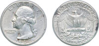 United States ¼ Dollar United States Federal republic 1944 D ¼ Dollar Washington Silver Quarter Silver (.900) (14600800) 6.25g XF KM 164 Schön 168 -