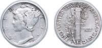 United States 1 Dime United States Federal republic 1917 S 1 Dime Mercury Dime Silver (.900) San Francisco Mint (27330000) 2.5g VF KM 140 Schön 133 -