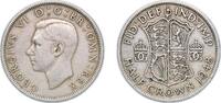 Great Britain ½ Crown Great Britain United Kingdom 1948 ½ Crown - George VI (2nd type; with 'IND:IMP') Copper-nickel (75% Cu, 25% Ni) Royal Mint (Towe -