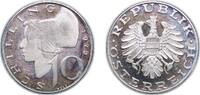 Austria 10 Schilling Austria Second Republic 1975 10 Schilling (Copper-nickel) Copper-nickel plated nickel Münze Österreich (16869500) 6.02g PF KM 29 -