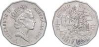 Australia 50 Cents Australia Commonwealth 1988 50 Cents - Elizabeth II (3rd Portrait - First Fleet Bicentenary) Copper-nickel (75% Copper, 25% Nick -