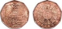 Austria 5 Euros Austria Second Republic 2013 5 Euros (Land des Wassers) Copper Münze Österreich (300000) 8.89g UNC KM 3222 Schön 407 -