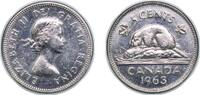 Canada 5 Cents Canada British colony 1963 5 Cents - Elizabeth II (1st portrait; round) Nickel Royal Canadian Mint of Ottawa (43970320) 4.53g UN -