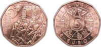 Austria 5 Euros Austria Second Republic 2016 5 Euros (New Year: Concert of Philharmonic Orchestra) Copper Münze Österreich (200000) 8.87g UNC KM -