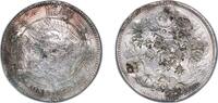 Japan 1 Yen Japan Empire M20 (1887) 年十二治明 1 Yen - Meiji (large type) Silver (.900) (8275787) 26.99g VF Chopmarked JNDA 01-10 -