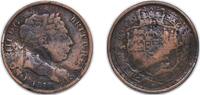 Great Britain Great Britain United Kingdom ND Counterfeit - George III (1 Shilling - Contemporary) Copper 4.1g VF -
