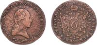 Austria 6 Kreuzers Austria Archduchy of Austria Empire 1800 B 6 Kreuzer - Francis II Copper (225017000) 12.34g VF KM 2128 -