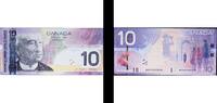 Canada 10 Dollars Canada 2005 10 Dollars (upgraded security) Paper UNC Ch GPM BC-68 P 102A -