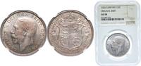 Great Britain ½ Crown Great Britain United Kingdom 1926 ½ Crown - George V (2nd type) Silver (.500) (4473500) 14.14g NGC AU 58 KM 818.1a KM 818.2 Sp 4 -