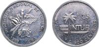 Cuba 25 Centavos Cuba Second Republic 1989 25 Centavos (INTUR) Copper-nickel Royal Mint 6.44g AU KM 418 JMA MC13 JMA MC14 -