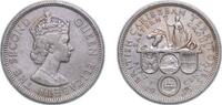 Eastern Caribbean States 50 Cents Eastern Caribbean States 1955 50 Cents - Elizabeth II (1st portrait) Copper-nickel (75% Copper, 25% Nickel) Royal Mint (Tower Hi -