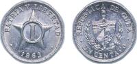 Cuba 1 Centavo Cuba Second Republic 1963 1 Centavo (Patria y Libertad) Aluminium (aluminium 97.15%, magnesium 2.5%, manganese 0.35%) Havana Min -