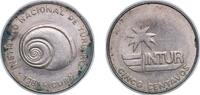 Cuba 5 Centavos Cuba Second Republic 1981 5 Centavos (INTUR) Copper-nickel 3.38g XF KM 411 JMA MC3 -