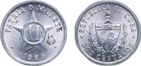 Cuba 2 Centavos Cuba Second Republic 1985 2 Centavos (Patria o Muerte) Aluminium (aluminium 97.15%, magnesium 2.5%, manganese 0.35%) (70000000) -