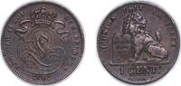 Belgium 1 Centime Belgium Kingdom 1882 1 Centime - Léopold II (French text) Copper (5000000) 2.03g XF KM 33 LA BFM-3 Schön 6 -