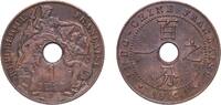 French Indochina 1 Cent French Indochina French colony 1914 A 1 Cent Bronze (95% Copper, 4% Tin, 1% Zinc) Monnaie de Paris (11026799) 5.02g AU KM 12 Sch -
