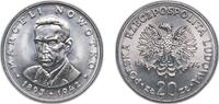 Poland 20 Zlotys Poland People's Republic 1974 MW 20 Zlotys (Marceli Nowotko) Copper-nickel (10000000) 10.33g UNC Y 69 ParM 246 Schön 64 Fischer -