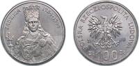 Poland 100 Zlotys Poland People's Republic 1988 MW 100 Zlotys (Hedwig I) Copper-nickel (2469000) 10.87g UNC Y 183 ParM 302 Fischer Po OB100 -