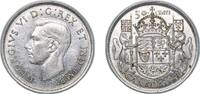 Canada 50 Cents Canada Commonwealth 1941 50 Cents - George VI (with IND:IMP:) Silver (.800) (.800 silver .200 copper) Royal Canadian Mint of Ott -