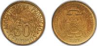 São Tomé and Príncipe 50 Centimos São Tomé and Príncipe Democratic Republic 1977 50 Cêntimos (FAO: Fisheries) Brass Staatliche Münze Baden-Württemberg Mint (20000 -