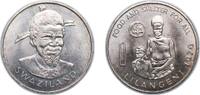 Eswatini 1 Lilangeni Eswatini Kingdom of Swaziland (1968-2018) 1976 1 Lilangeni - Sobhuza II (FAO) Copper-nickel Royal Mint (100000) 11.65g UNC KM 28 -