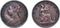 Great Britain 1 Farthing Great Britain United Kingdom 1894 1 Farthing - Victoria (2nd portrait; 2nd type) Bronze (2396700) 2.75g XF KM 753 Sp 3958/9 -