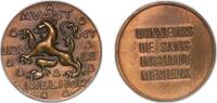 France France Fifth Republic ND Medal - Avant, Avant, Lion le melhor Bronze 104.36g UNC -