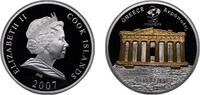 10 Dollars 2007 Cook Islands Cook Islands New Zealand Free Association 2007 10 Dollars - Elizabeth II (Acropolis) Silver (.999) (5000) 31.1g PF K...