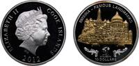 10 Dollars 2012 Cook Islands Cook Islands New Zealand Free Association 2012 10 Dollars - Elizabeth II (Russian Landmarks) Silver (.999) (3000) 31...