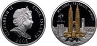 10 Dollars 2008 Cook Islands Cook Islands New Zealand Free Association 2008 10 Dollars - Elizabeth II (Petronas Towers) Silver (.999) (5000) 31.1...